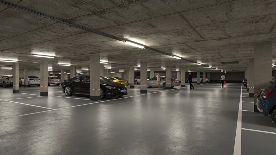 Visu Tiefgarage