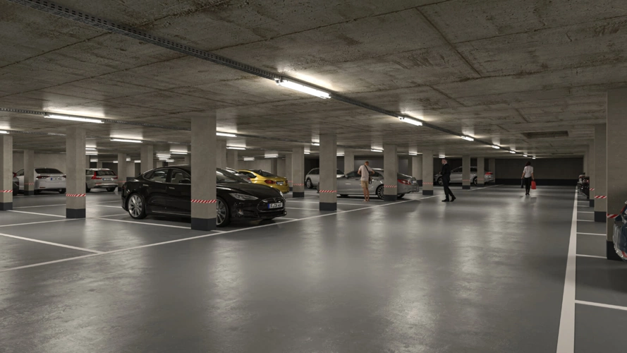 Visu Tiefgarage