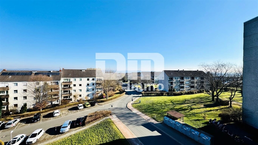 Panoramablick vom Balkon