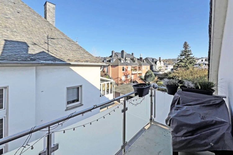 Balkon mit schönem Ausblick