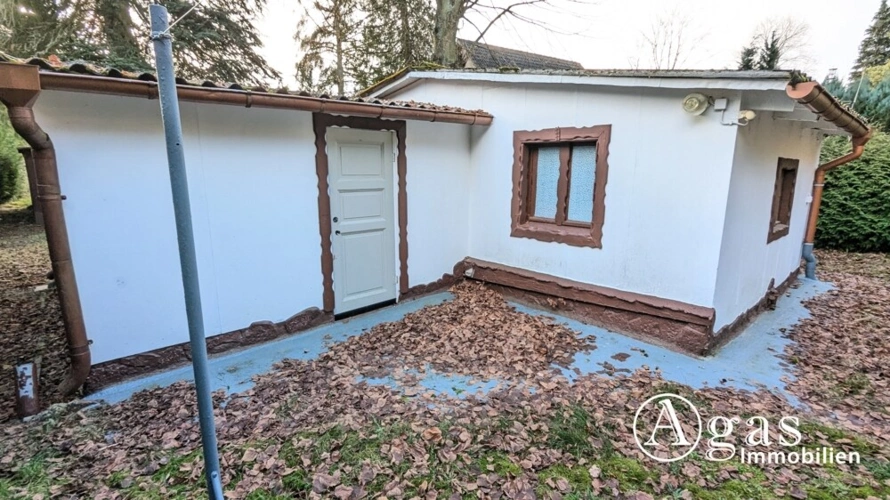 Bungalow Rückansicht