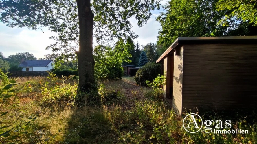 Garten und Schuppen