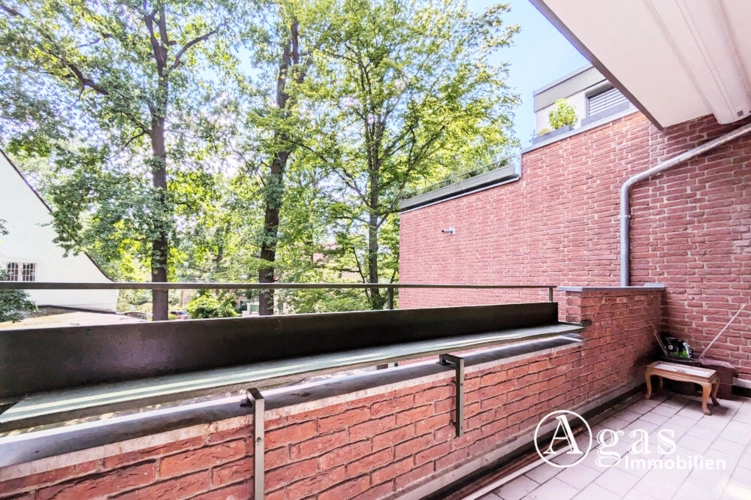 Blick vom Balkon