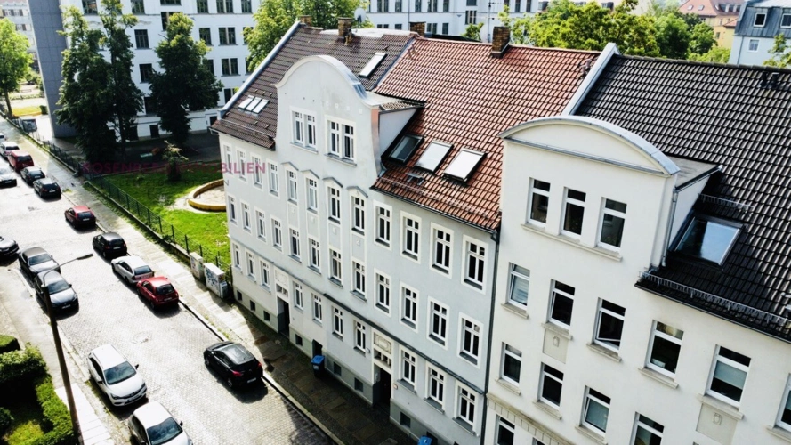 Luftansicht Haus & Straße