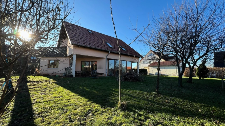 Hausansicht Garten