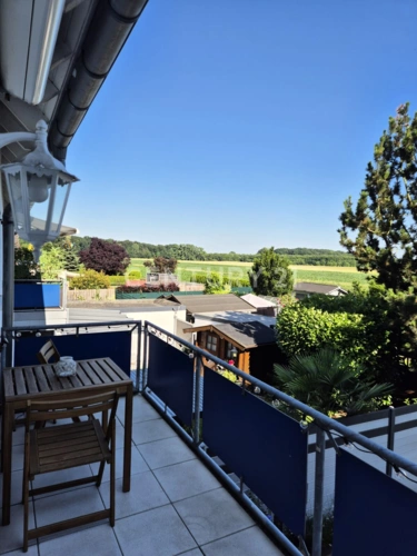 Balkon mit Blick ins Grüne