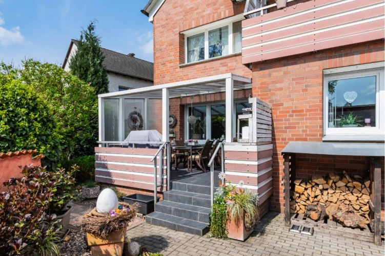 Balkonterasse zur EG Wohnung