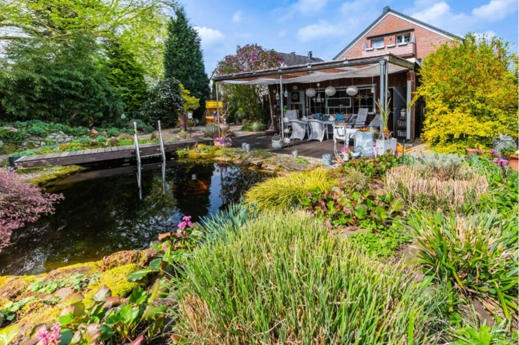 Teich und Gartenhäuschen 2