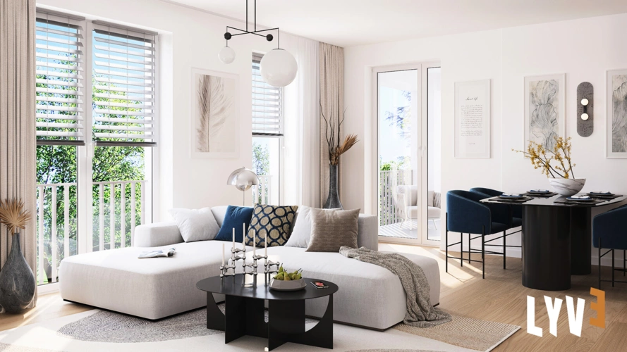 Visualisierung 2 Zimmer ETW