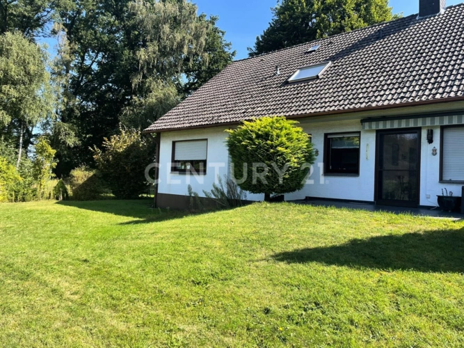 Garten Südseite Sommer
