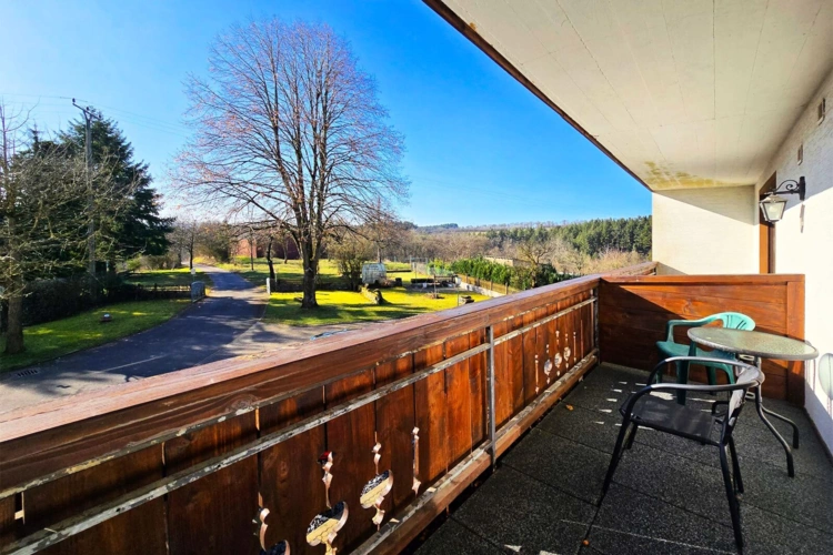 Aussicht vom Balkon