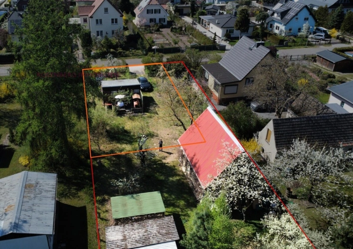 Luftbild mit Eingrenzung