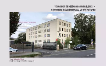 Entkerntes Bürogebäude in Bad Langensalza Umnutzungspotenzial für Gewerbe oder G...