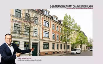 Charmante 3-Zimmer-Wohnung mit sonnigem Balkon in Markkleeberg