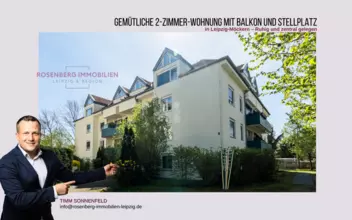 Vermietete 2-Zimmerwohnung mit Balkon in ruhiger Lage in Leipzig / Möckern