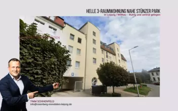 Helle 3-Zimmer-Wohnung in ruhiger Lage direkt am Stünzer Park Leipzig-Mölkau